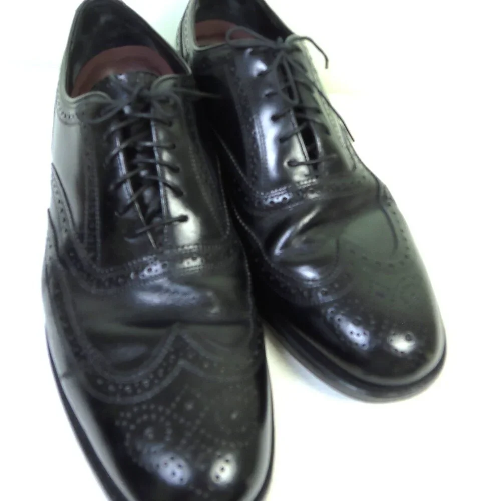 Florsheim Royal‎ Imperial Men 10.5 3E Wingtip Oxford MadMen Suits MobBoss CEO